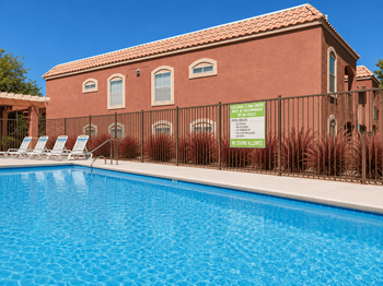 Swimming pool, spa, and sundeck